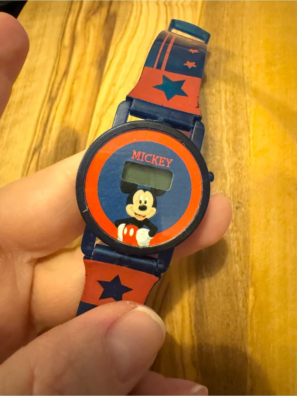 Vintage Kids Mickey Mouse Digital Watch NOT TESTED READ DESCRIPTION